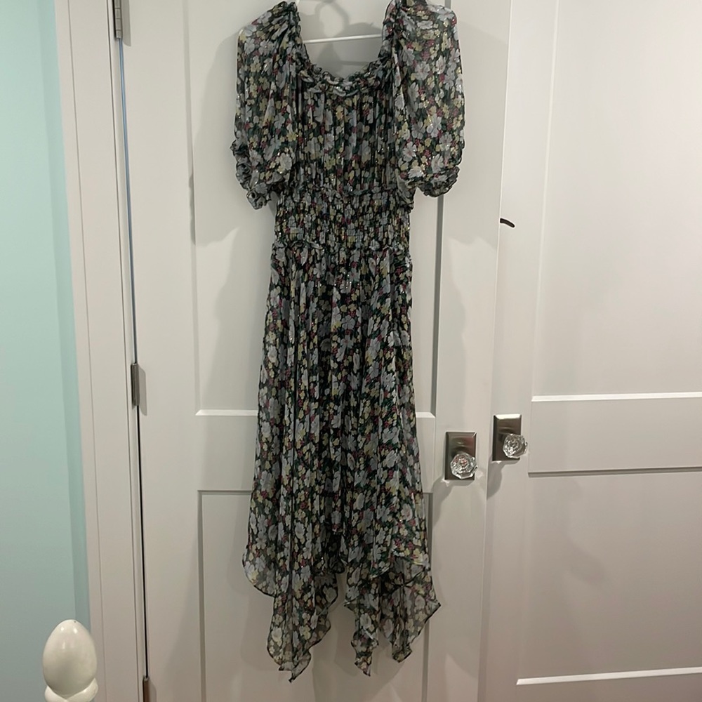 Maje floral flowy dress